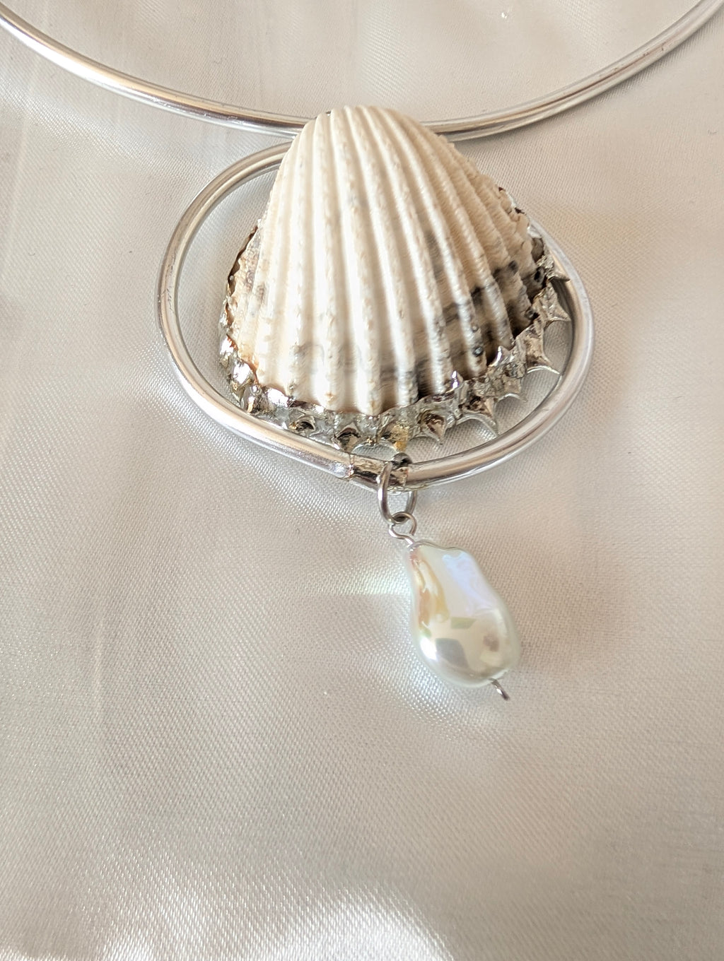 Seashell Choker | Handmade Shell Statement Necklace