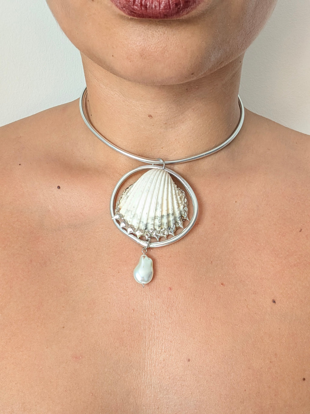 Seashell Choker | Handmade Shell Statement Necklace