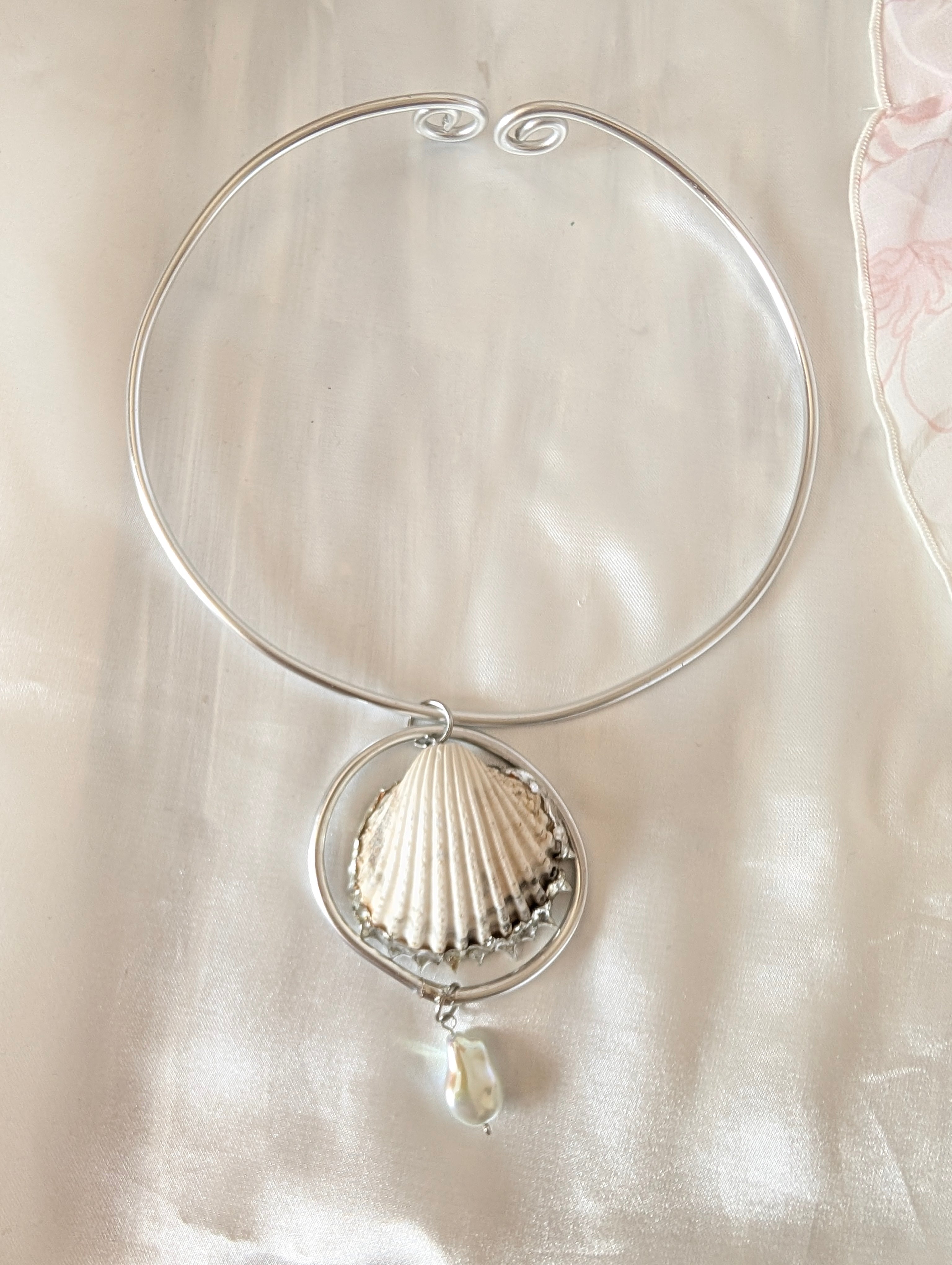 Seashell Choker | Handmade Shell Statement Necklace