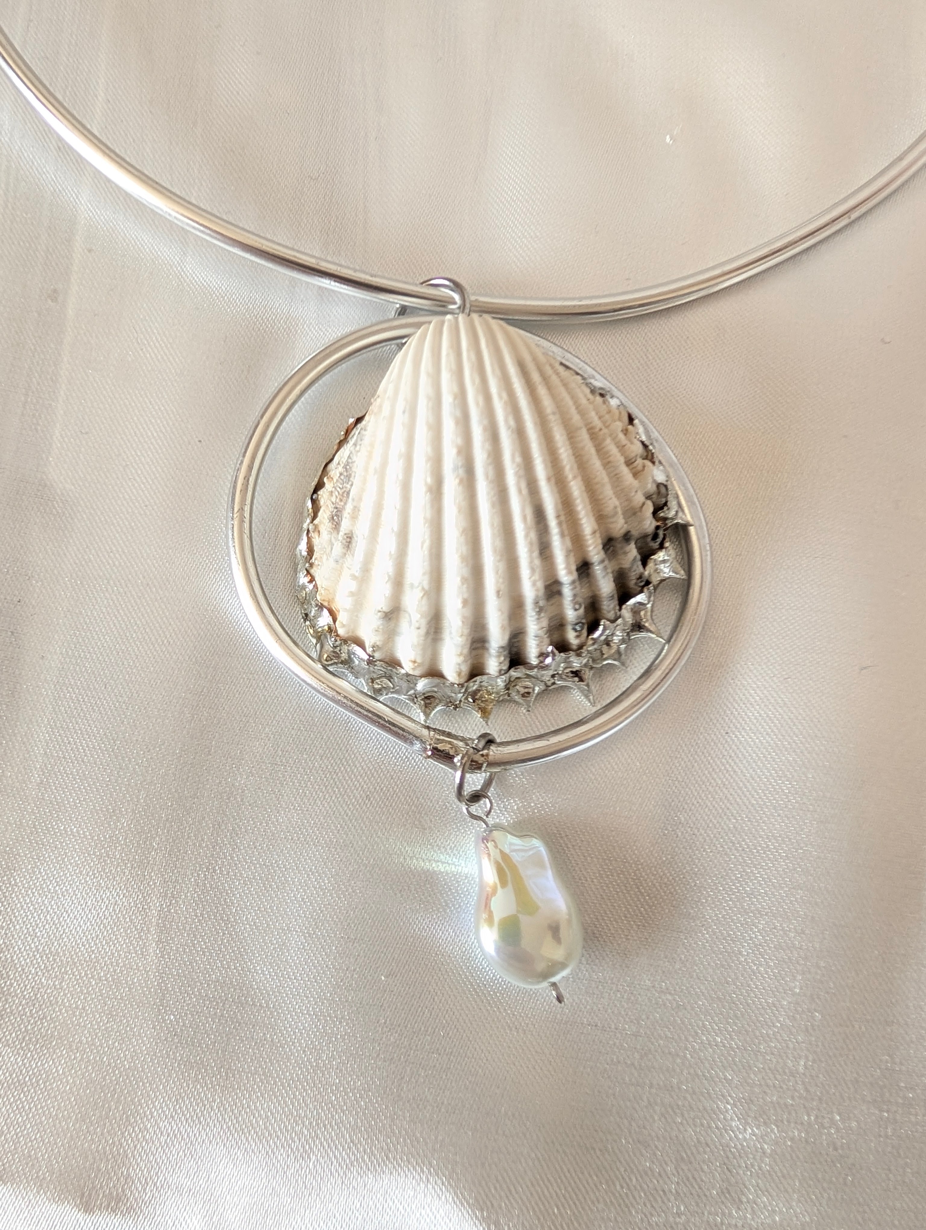 Seashell Choker | Handmade Shell Statement Necklace