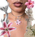 Handmade Flower Choker Necklace