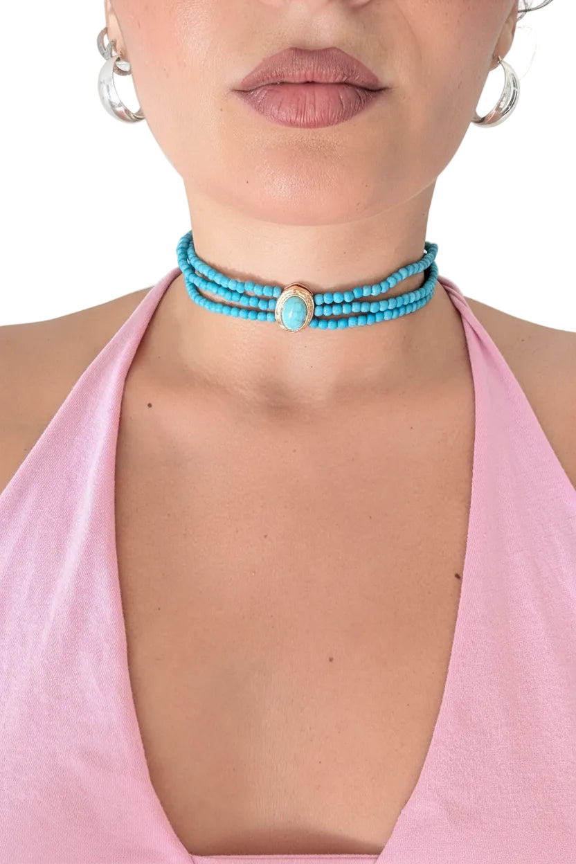 Turquoise Oasis Choker
